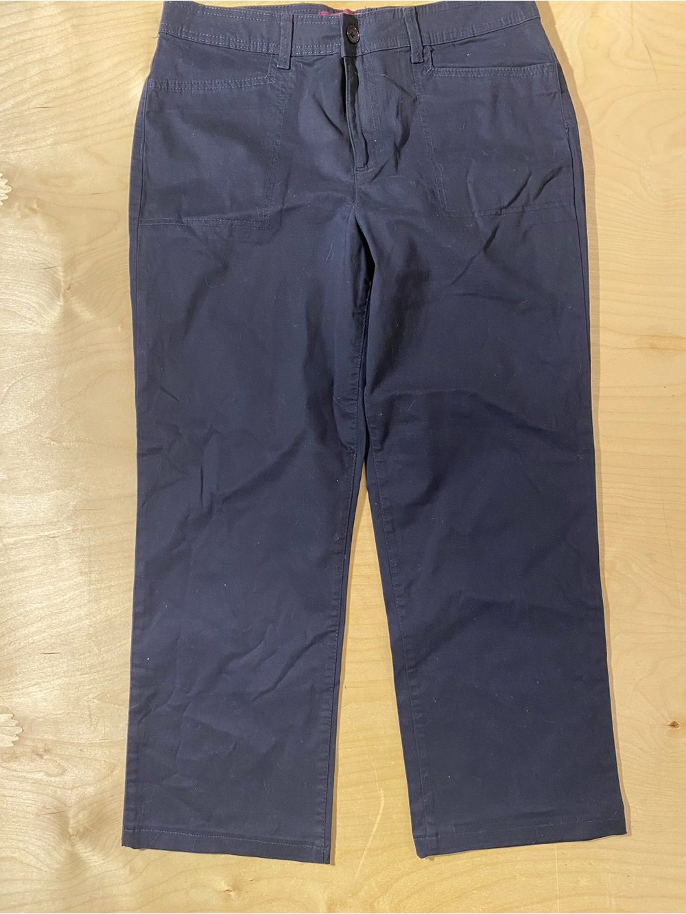 Gloria Vanderbilt Black Stretch Pants 12 (SS)